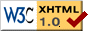  Valid XHTML 1.0! 